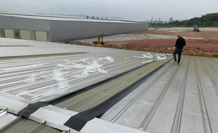 吴川厂房屋面防水维修案例